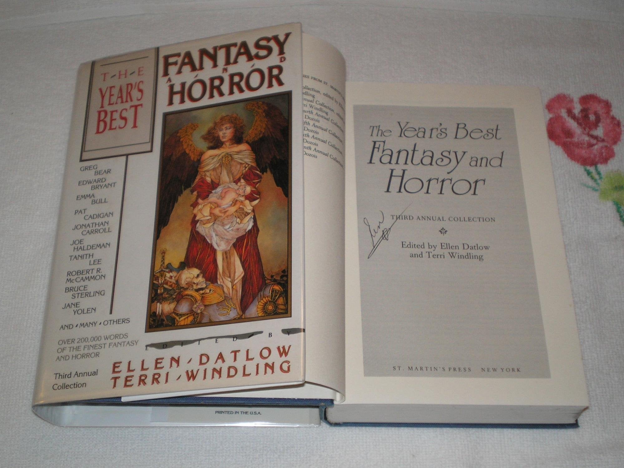 The Year's Best Fantasy and Horror: Third Annual Collection,Used