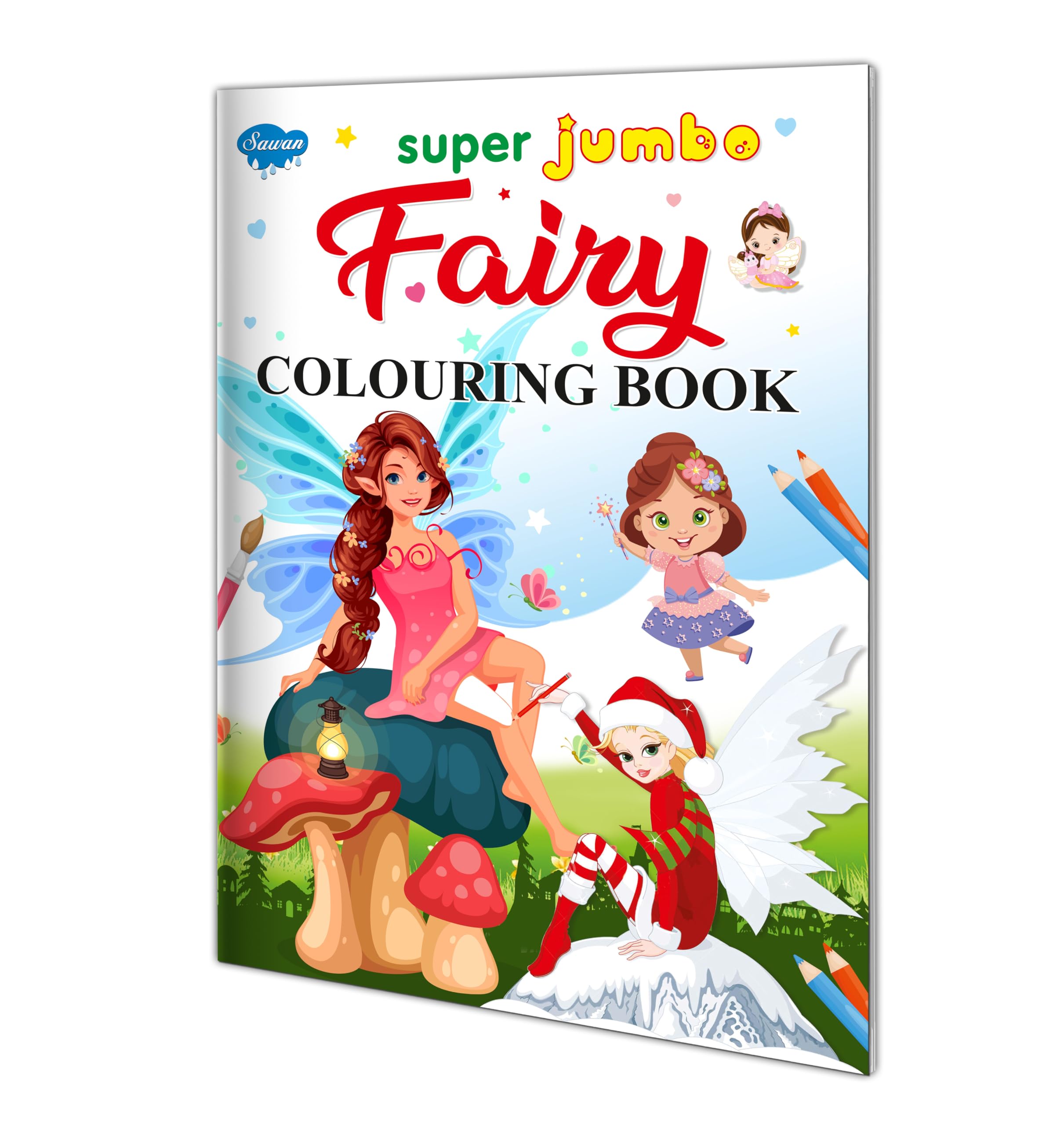 Super Jumbo Fairy Colouring Book