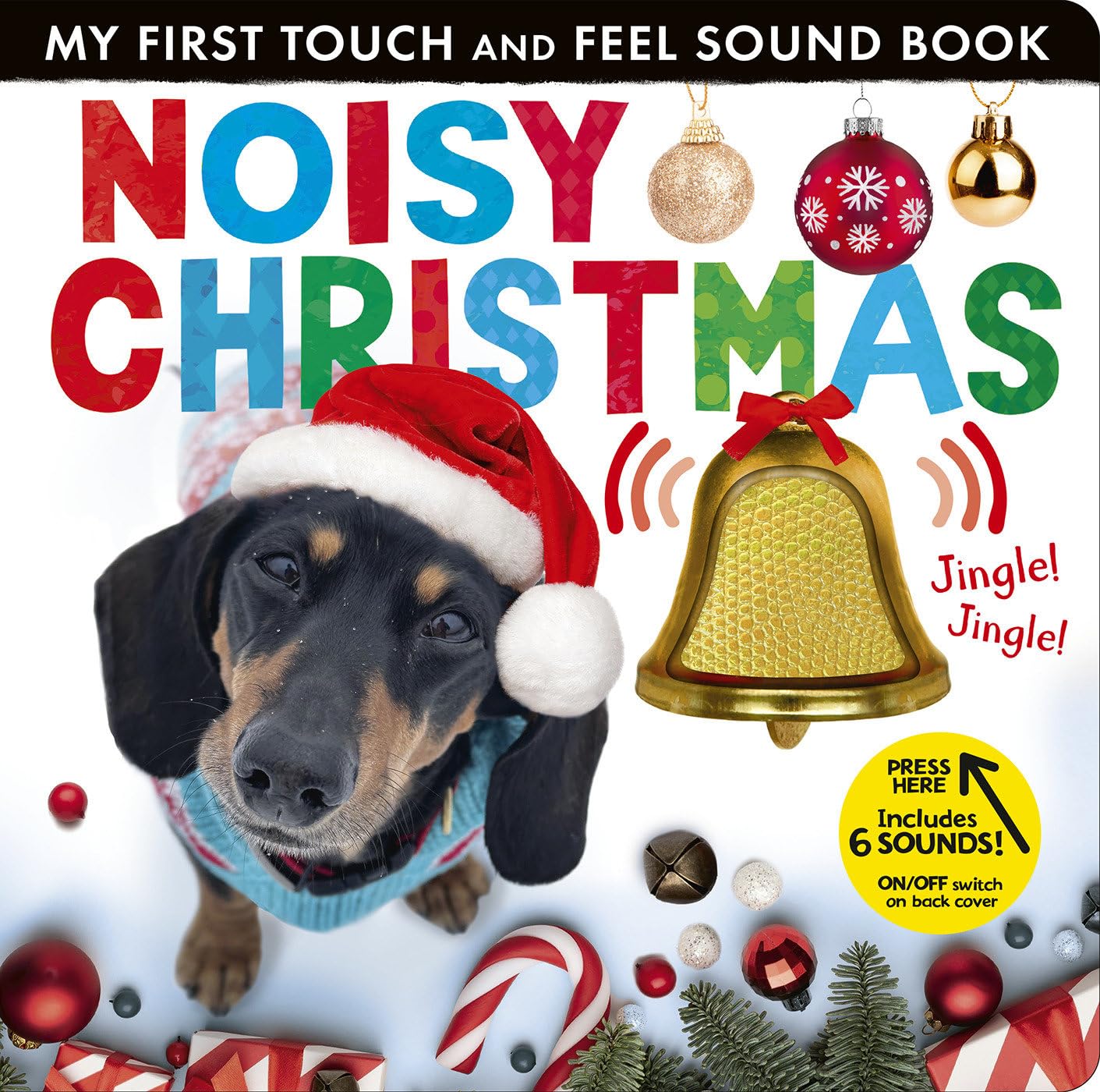 Noisy Christmas: My First Touch and Feel Sound Book,New