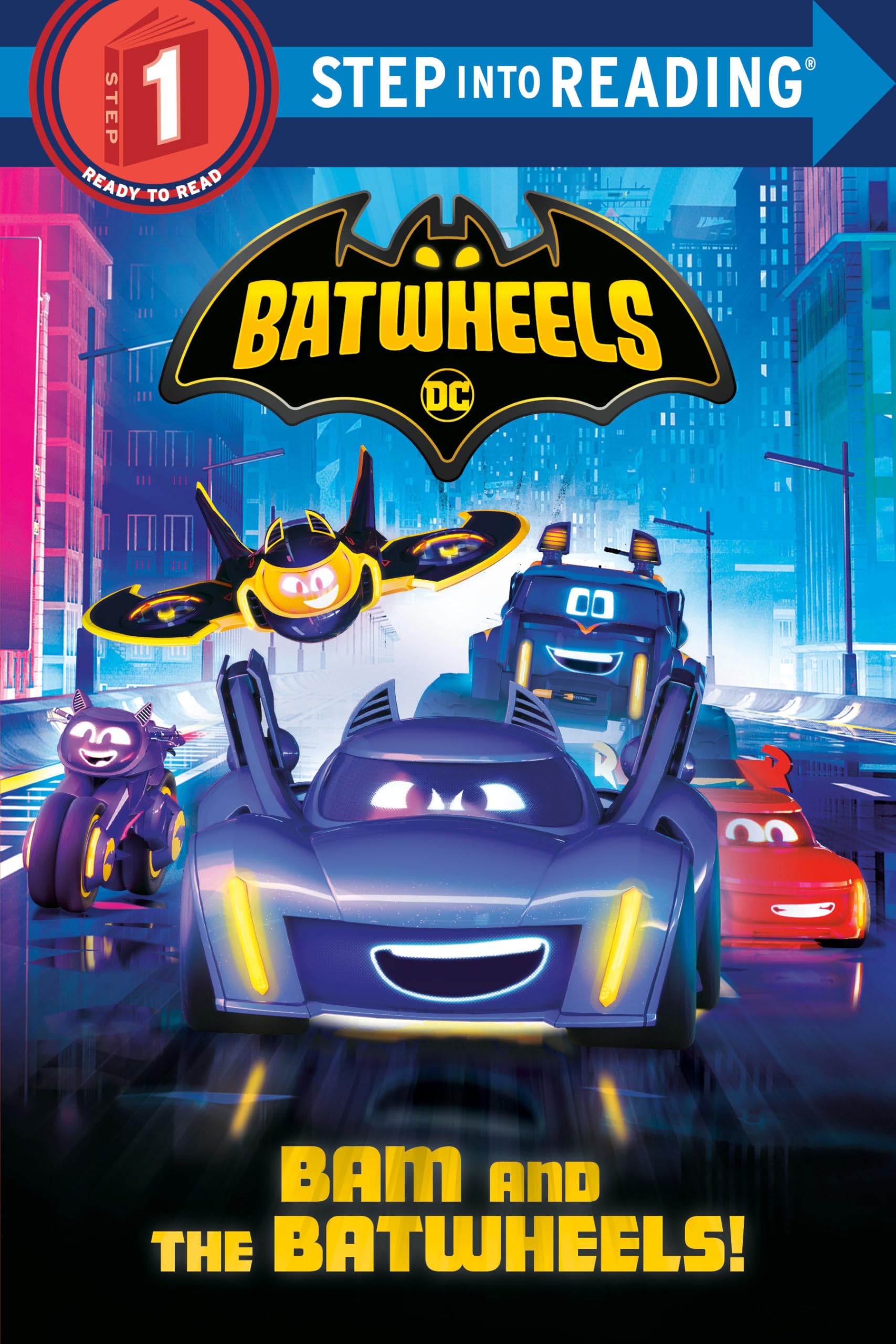 Bam And The Batwheels! (Dc Batman: Batwheels) (Step Into Reading),New