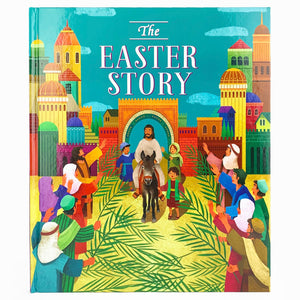 The Easter Story  32Page Hardcover Picture Storybook, Gift for Easter Basket Stuffer, Baptism, Communion, and More, Ages 28,Used