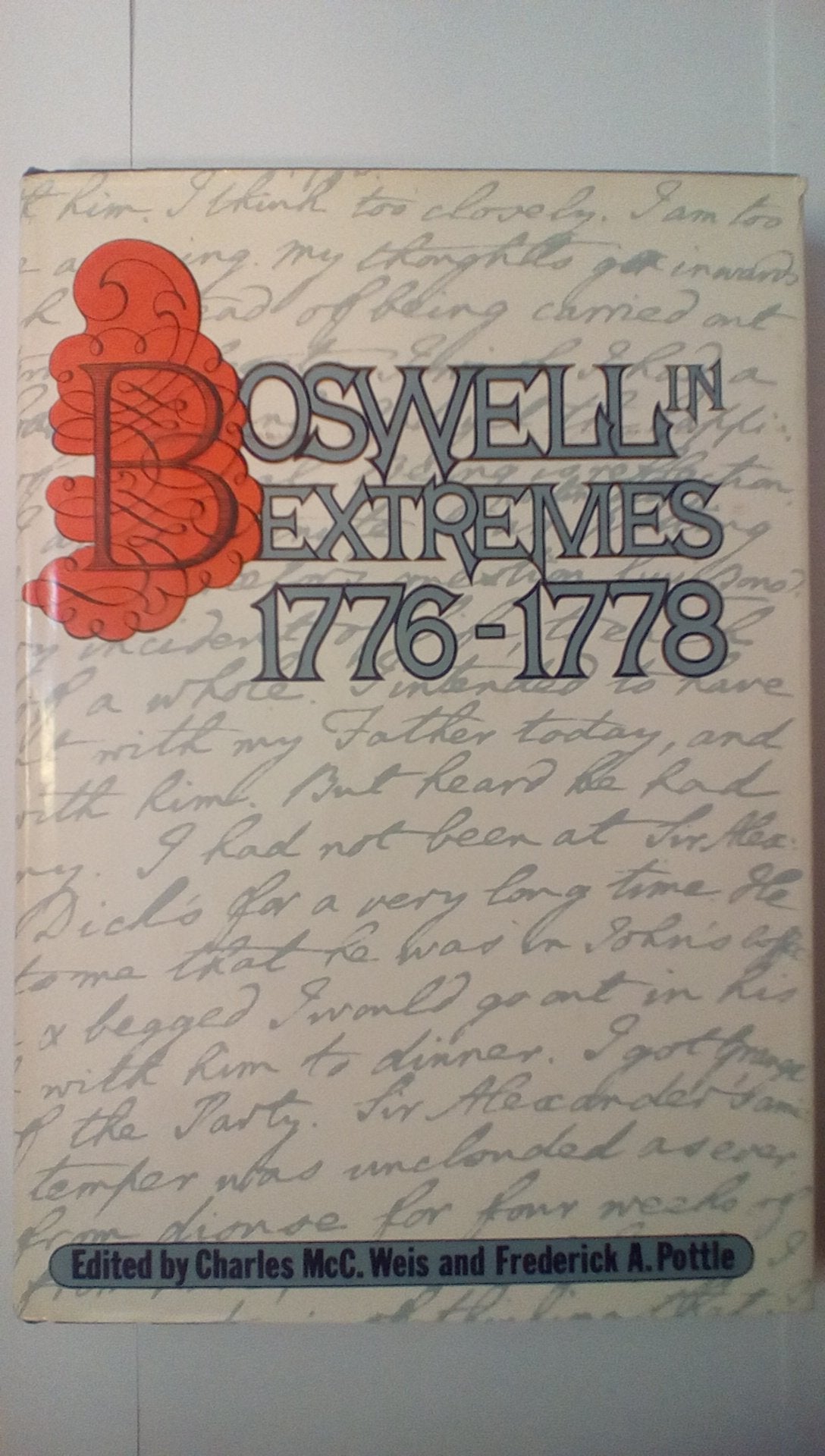 Boswell In Extremes, 17761778,Used