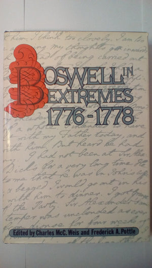 Boswell In Extremes, 17761778,Used