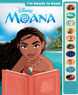 Disney Moana  I'm Ready to Read with Moana Interactive ReadAlong Sound Book  Great for Early Readers  PI Kids