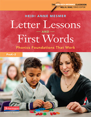 Letter Lessons and First Words: Phonics Foundations That Work (ResearchInformed Classroom),Used