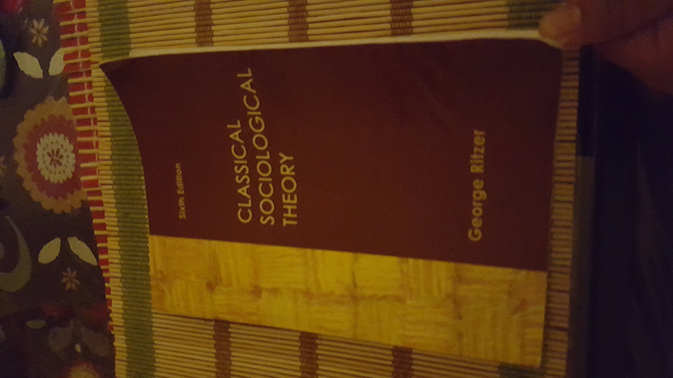 Classical Sociological Theory,New