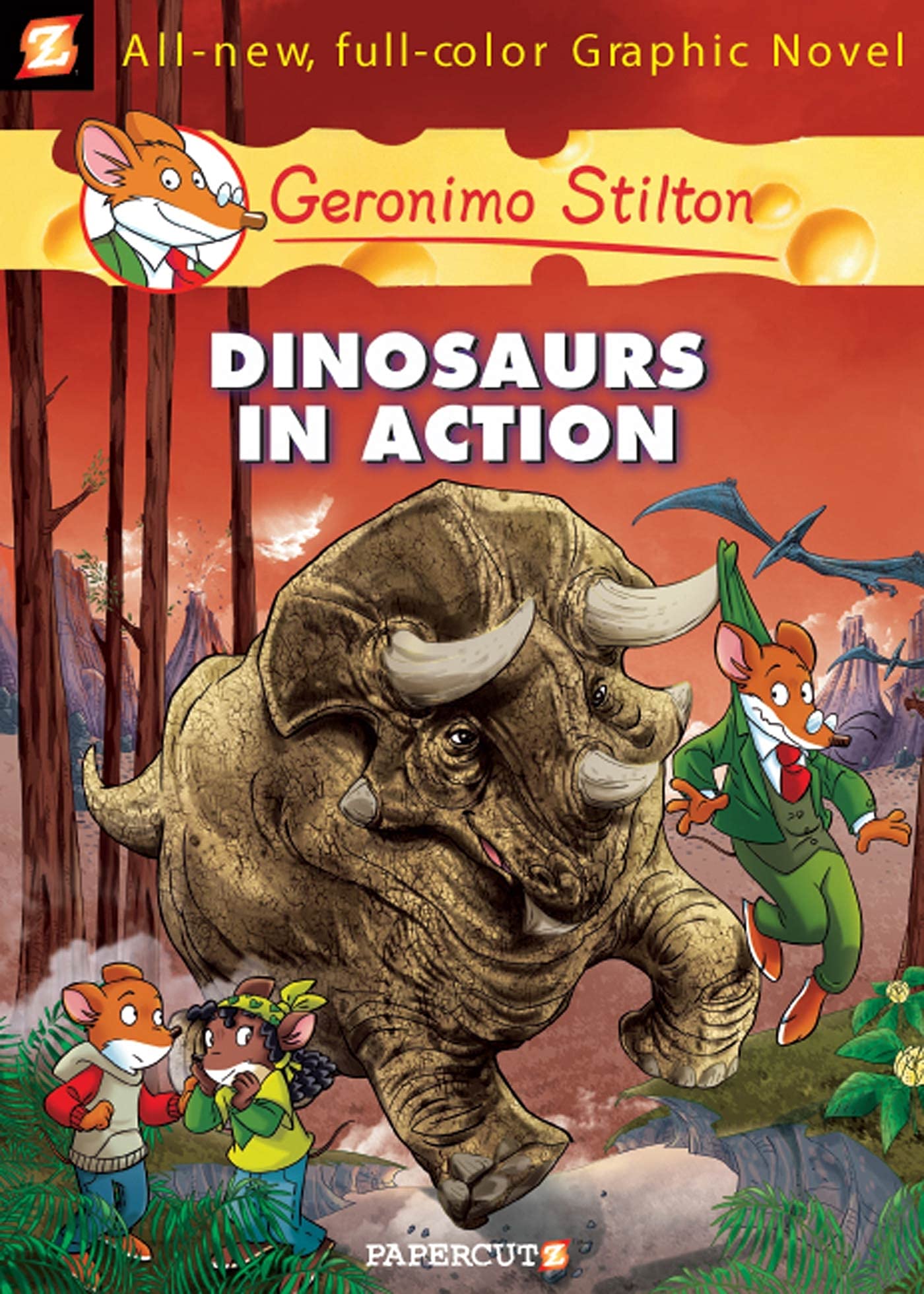 Dinosaurs in Action! (Geronimo Stilton #7),Used