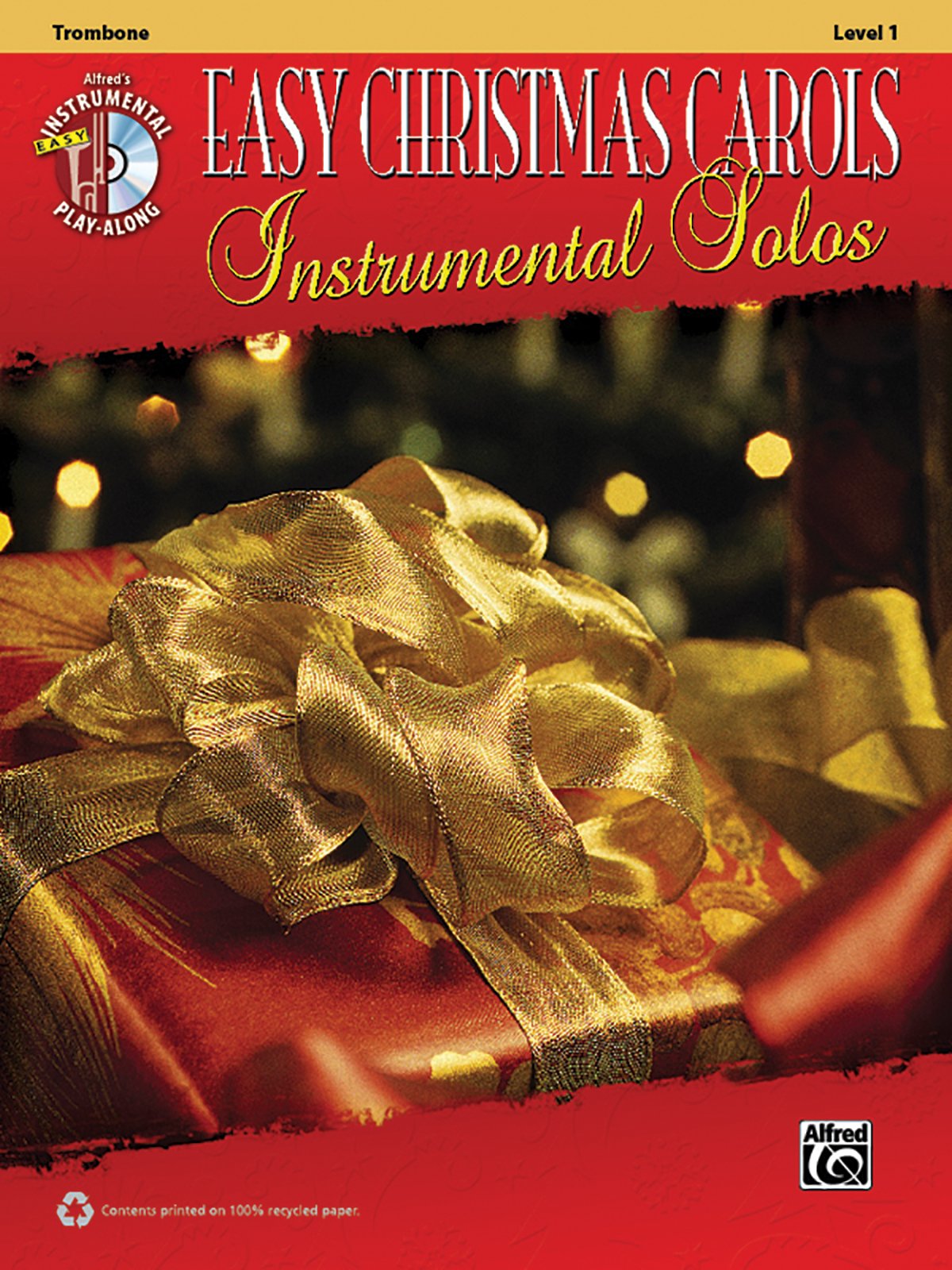 Easy Christmas Carols Instrumental Solos: Trombone, Book & Cd (Easy Instrumental Solos Series),Used