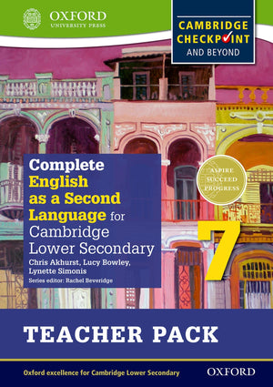 Complete English as a Second Language for Cambridge Secondary 1 Teacher Pack 7 & CD (CIE IGCSE Complete Series),Used