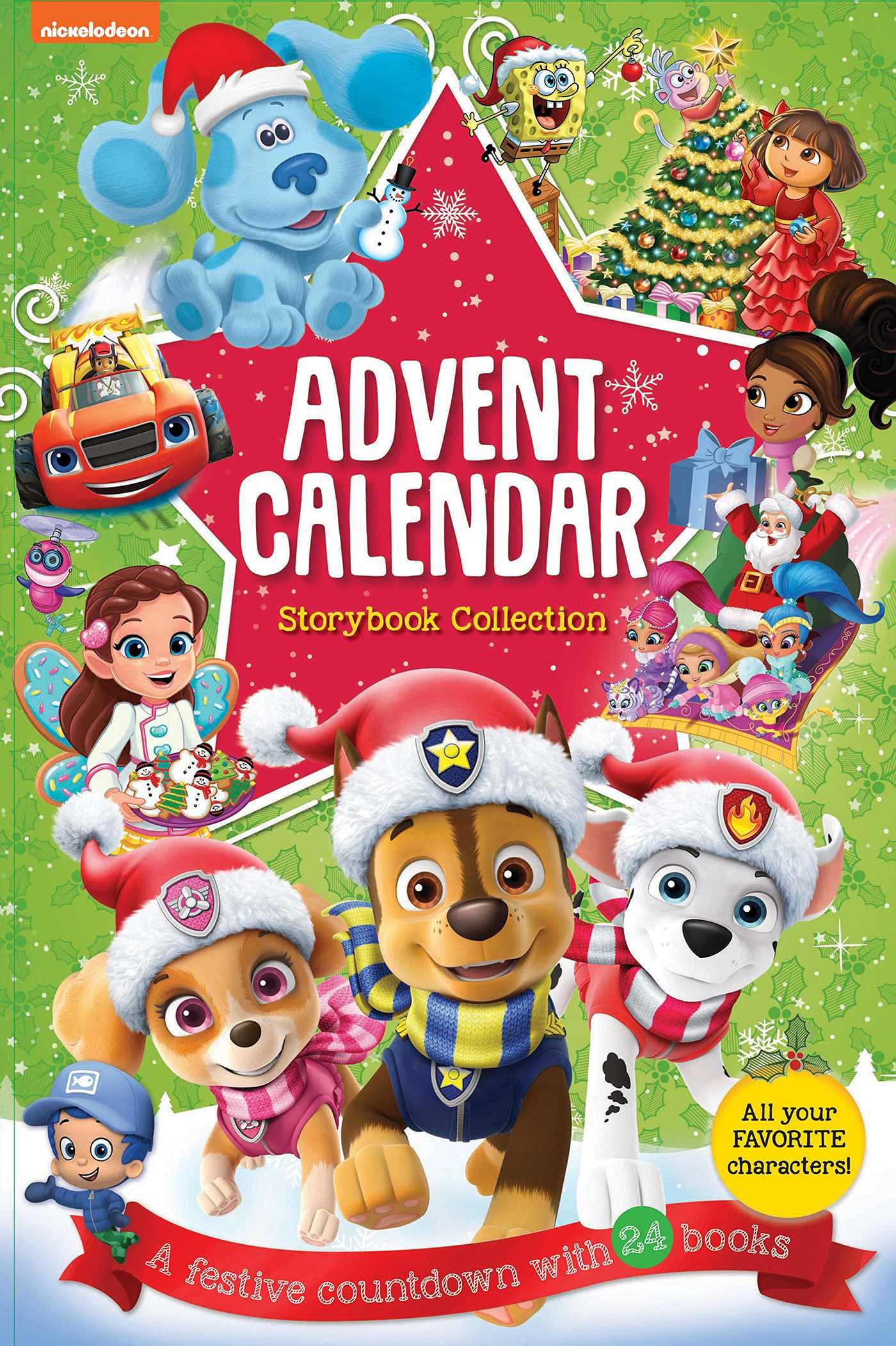 Nickelodeon: Storybook Collection Advent Calendar: A Festive Countdown with 24 Books,Used