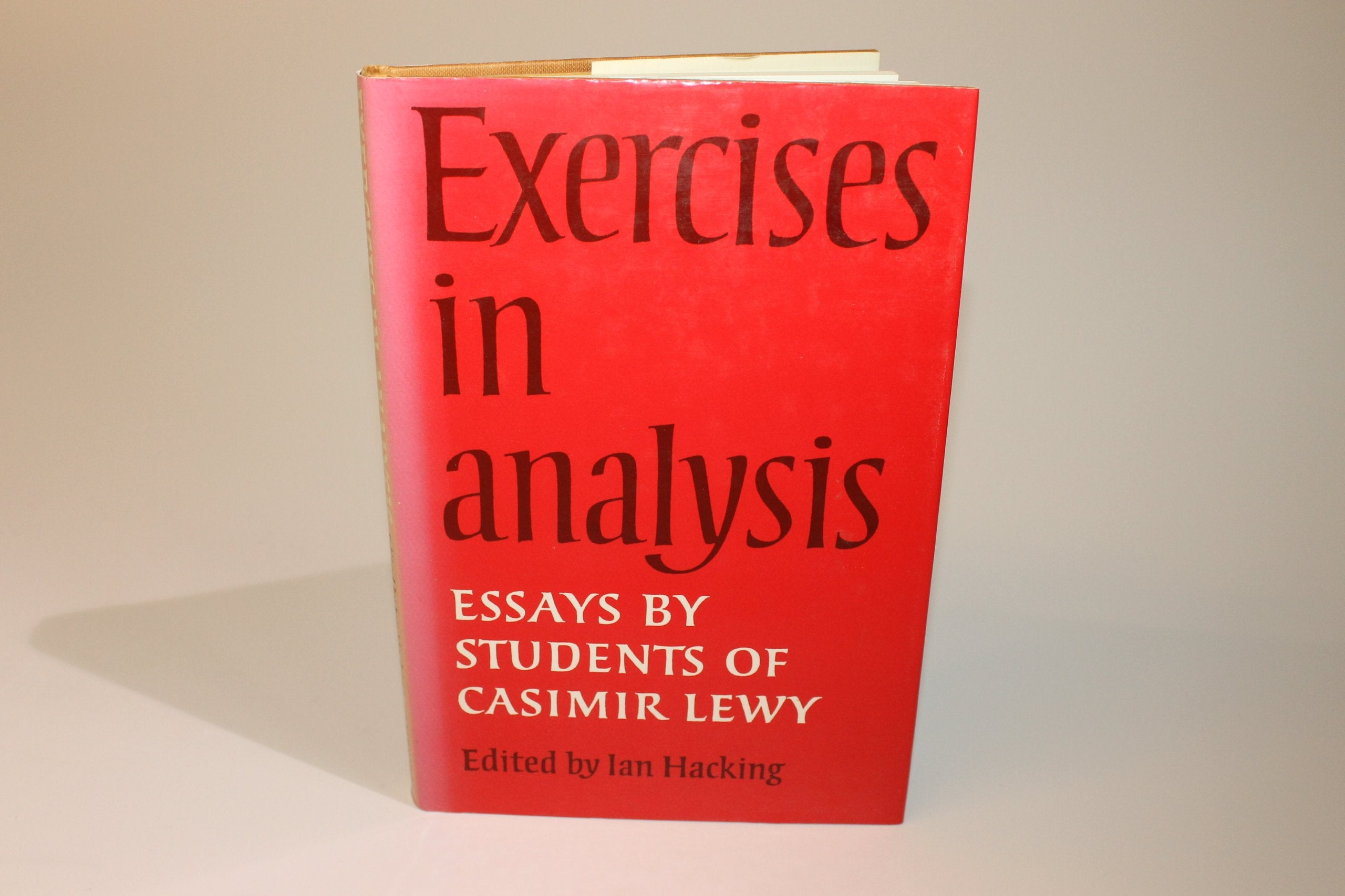 Exercises in Analysis: Essays by Students of Casimir Lewy,Used