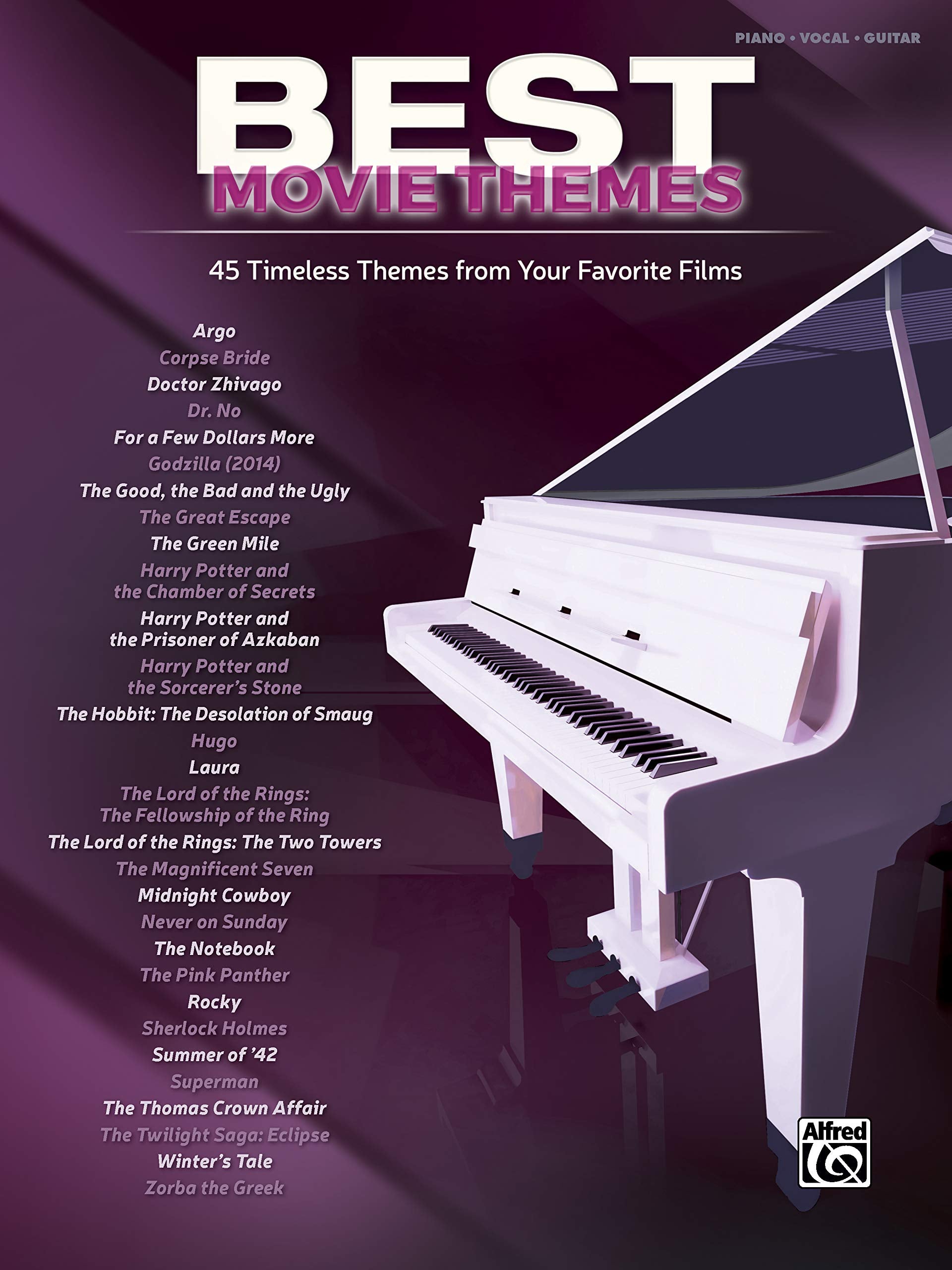 Best Movie Themes: 45 Timeless Themes from Your Favorite Films  Piano/Vocal/Guitar (Best Songs),Used