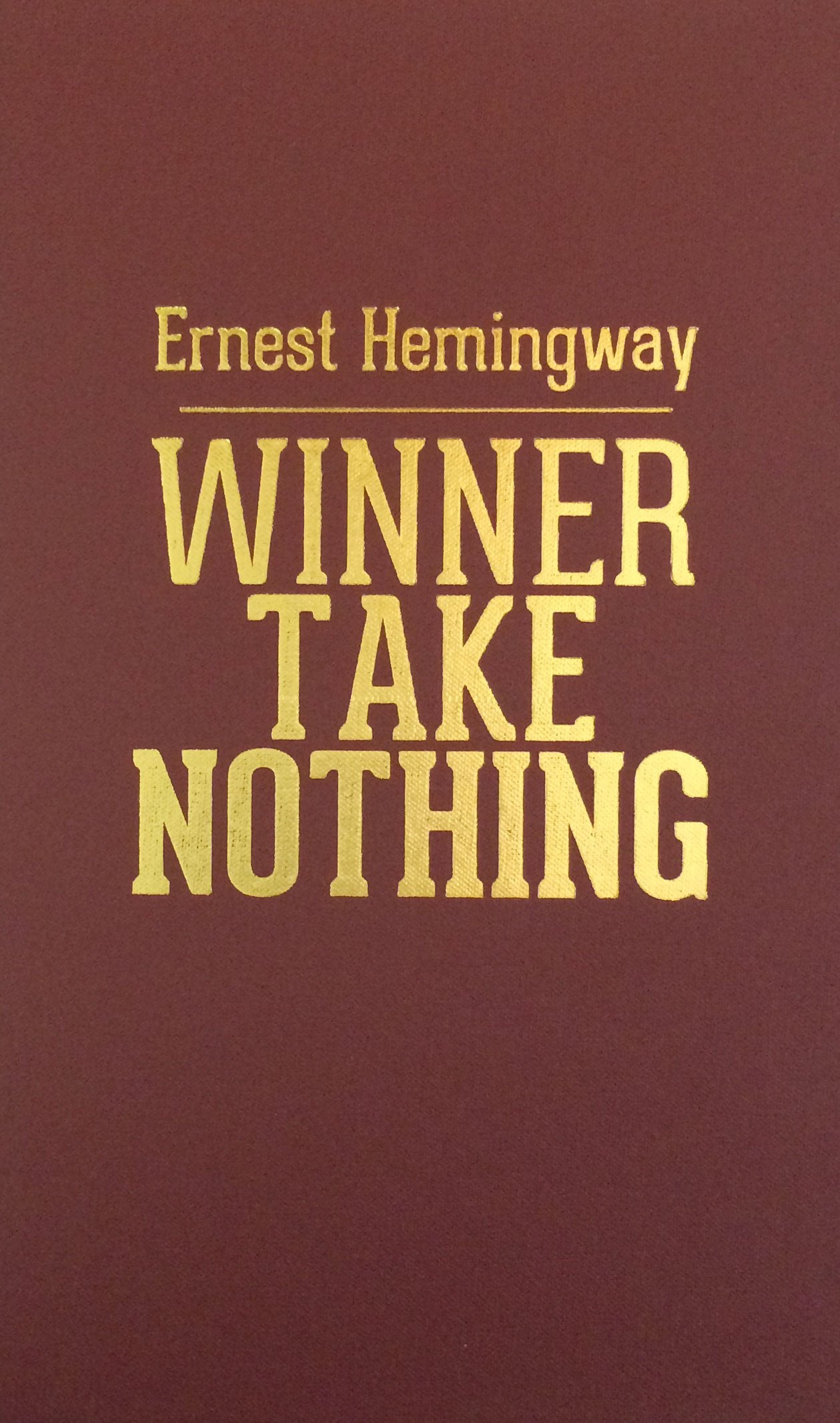 Winner Take Nothing,Used