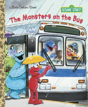 The Monsters on the Bus (Sesame Street) (Little Golden Book),New