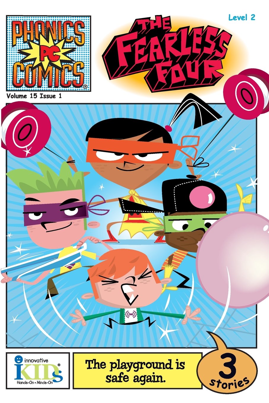 Phonics Comics: The Fearless Four  Level 2,Used