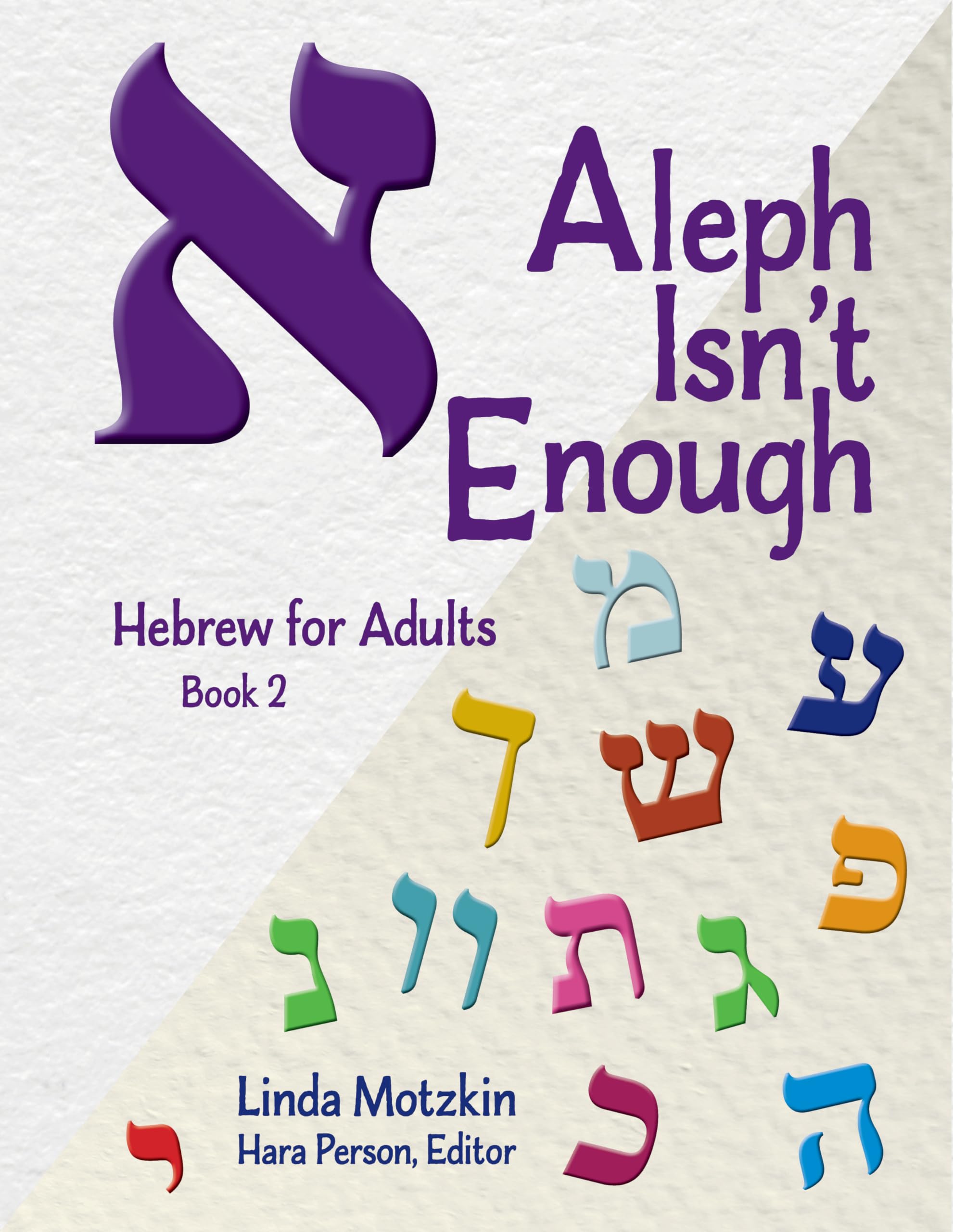Aleph Isn'T Enough: Hebrew For Adults (Book 2)