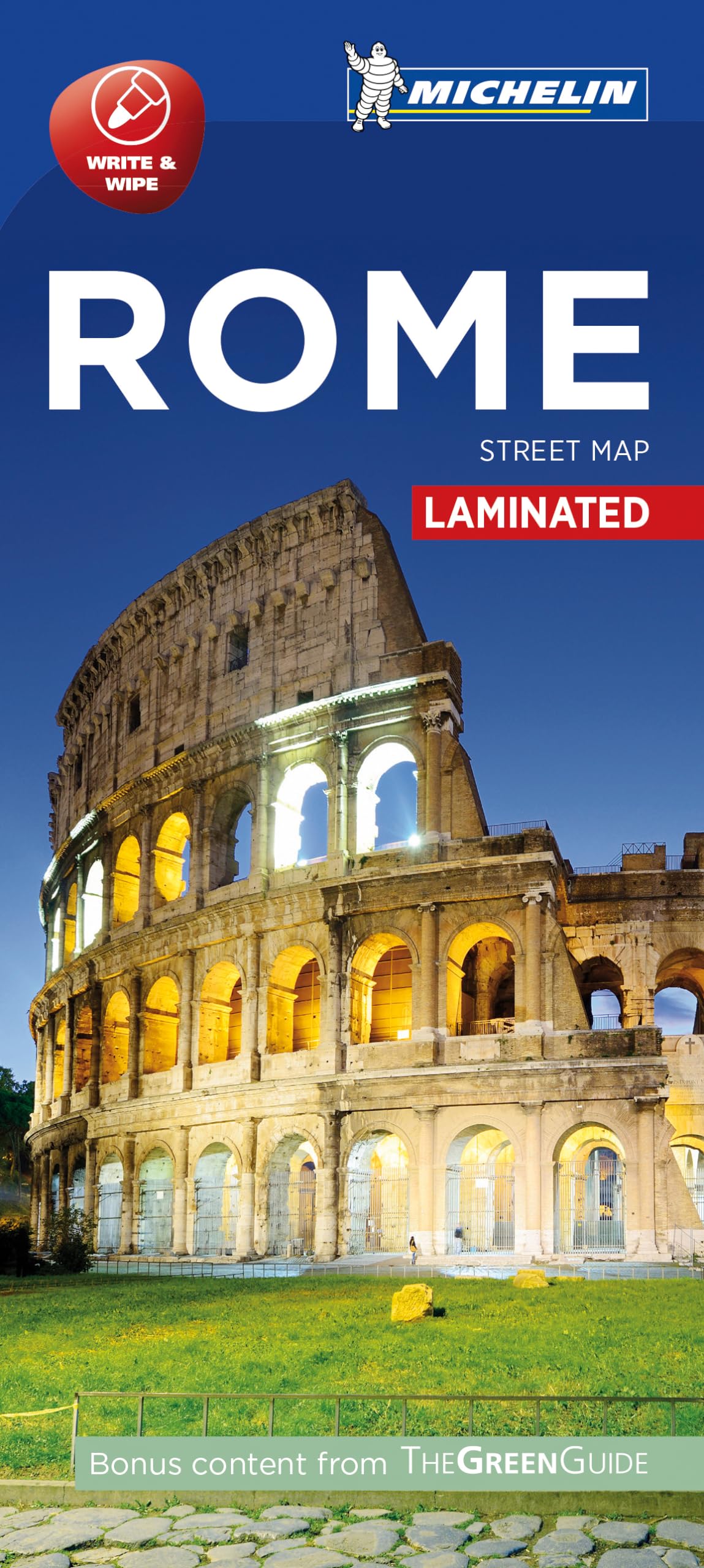 Michelin Rome City Map  Laminated,New