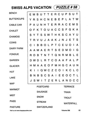 Large Print WordFinds Puzzle BookWord Search Volume 320,Used