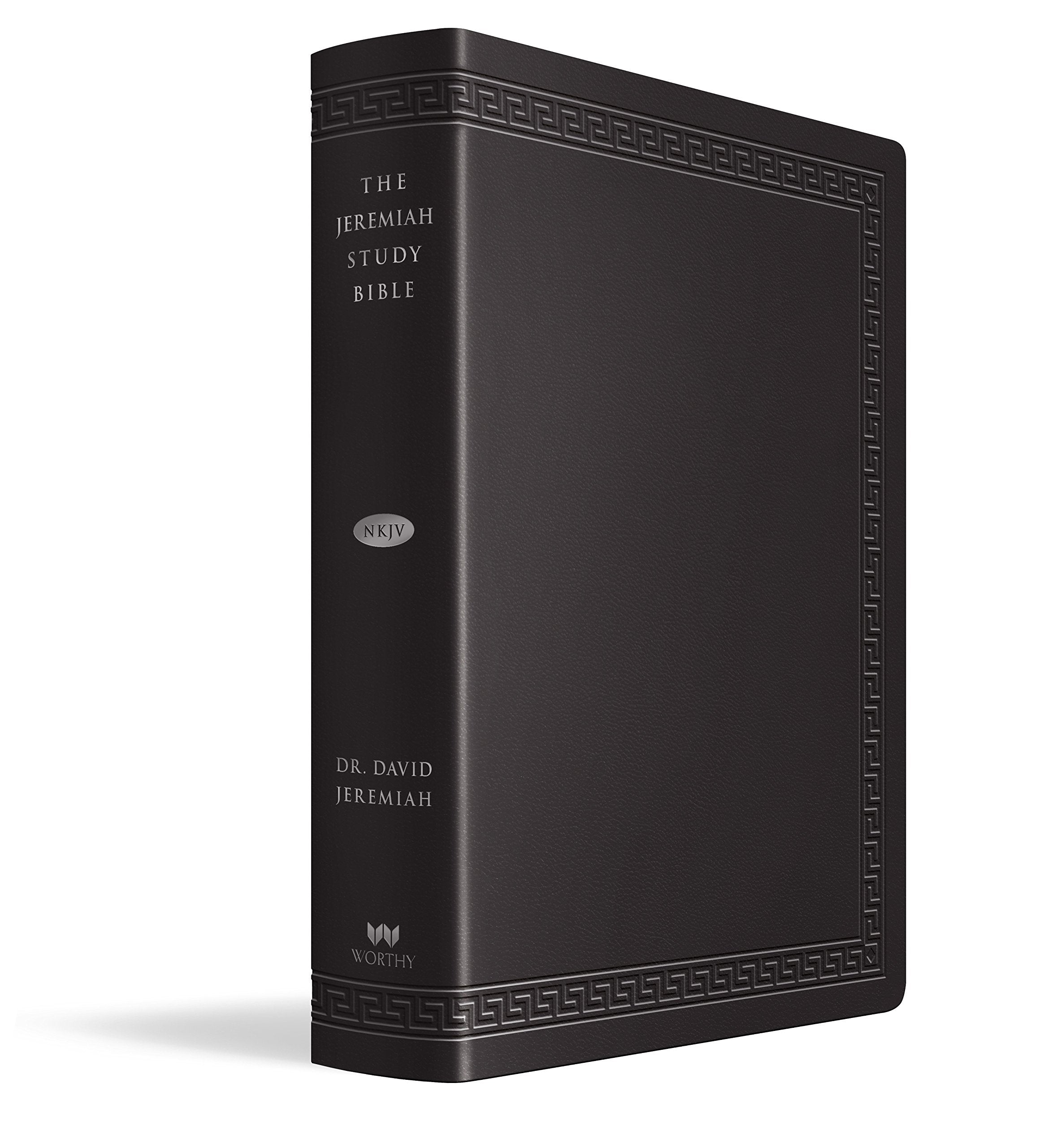 The Jeremiah Study Bible, NKJV Large Print Edition, Black LeatherLuxe?: What It Says. What It Means. What It Means for You.,Used