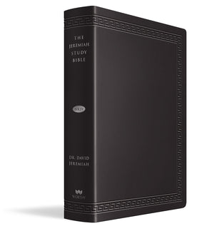 The Jeremiah Study Bible, NKJV Large Print Edition, Black LeatherLuxe?: What It Says. What It Means. What It Means for You.,Used