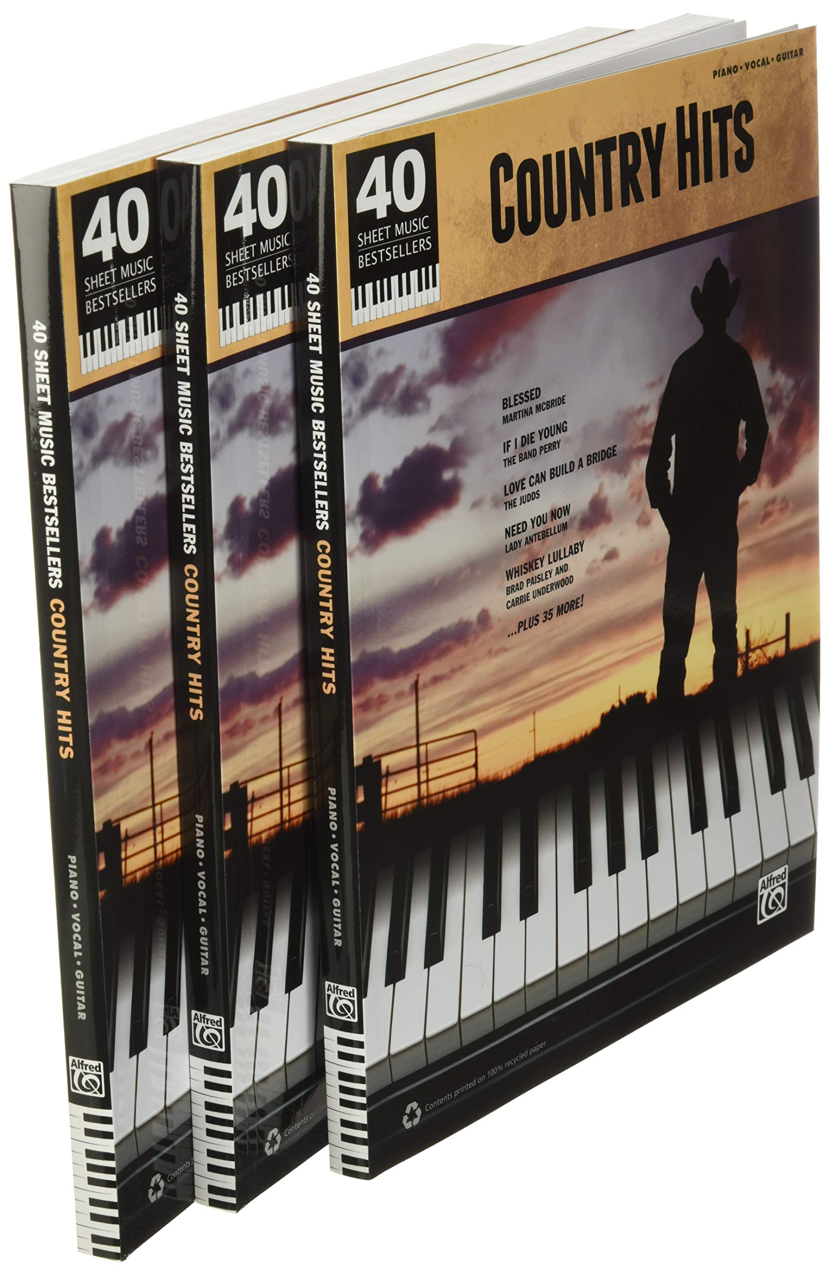 Country Hits: 40 Sheet Music Bestsellers Series