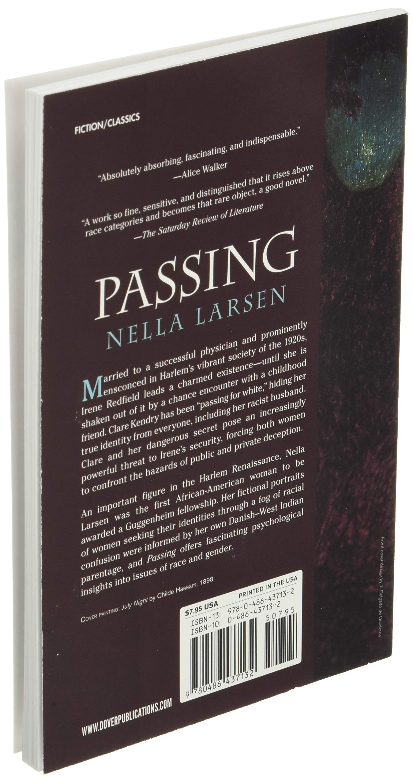Passing (Dover Books On Literature & Drama),Used