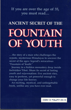 Ancient Secret of the Fountain of Youth.,Used