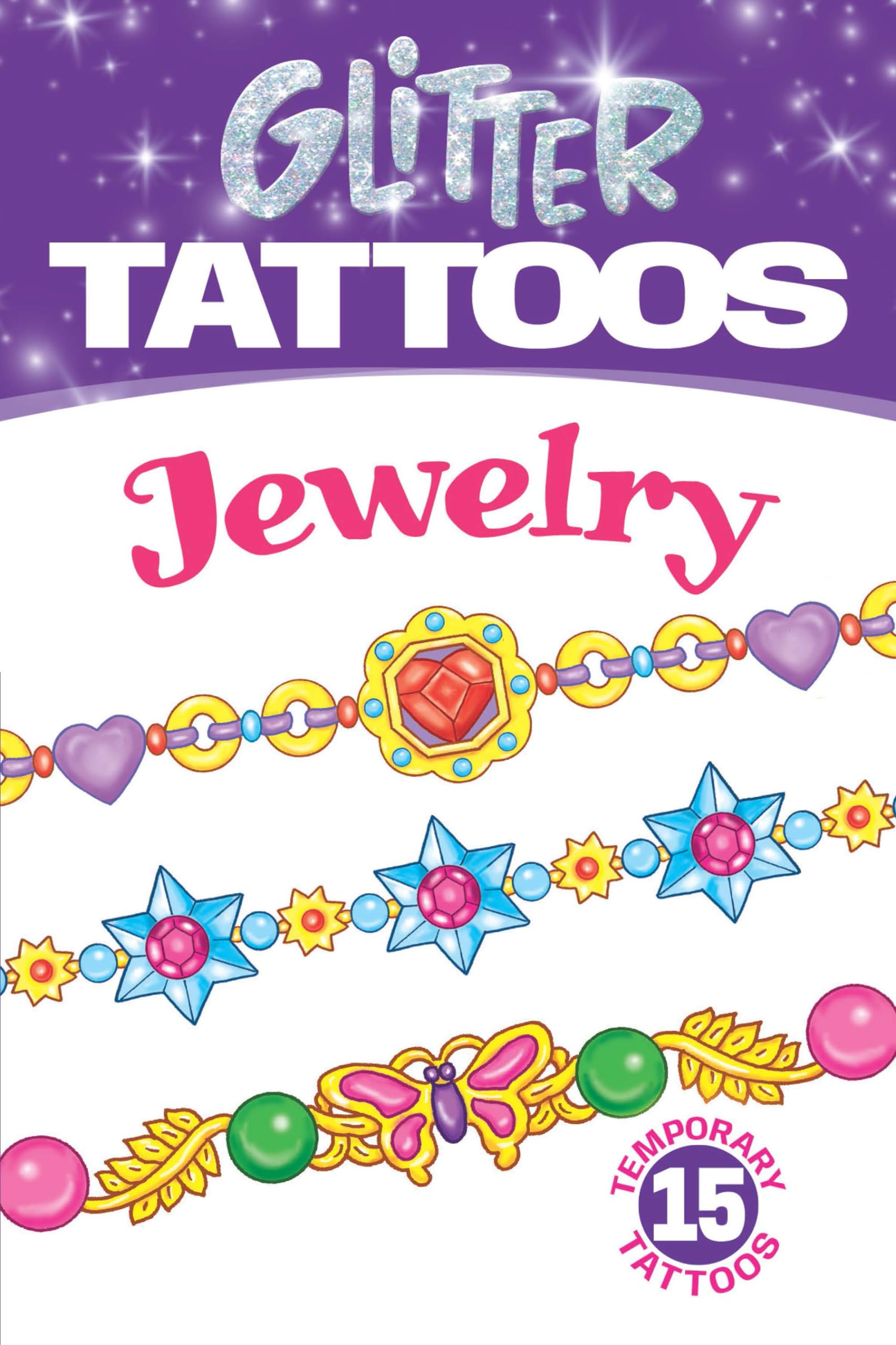 Glitter Tattoos Jewelry (Dover Little Activity Books: Fashion),Used