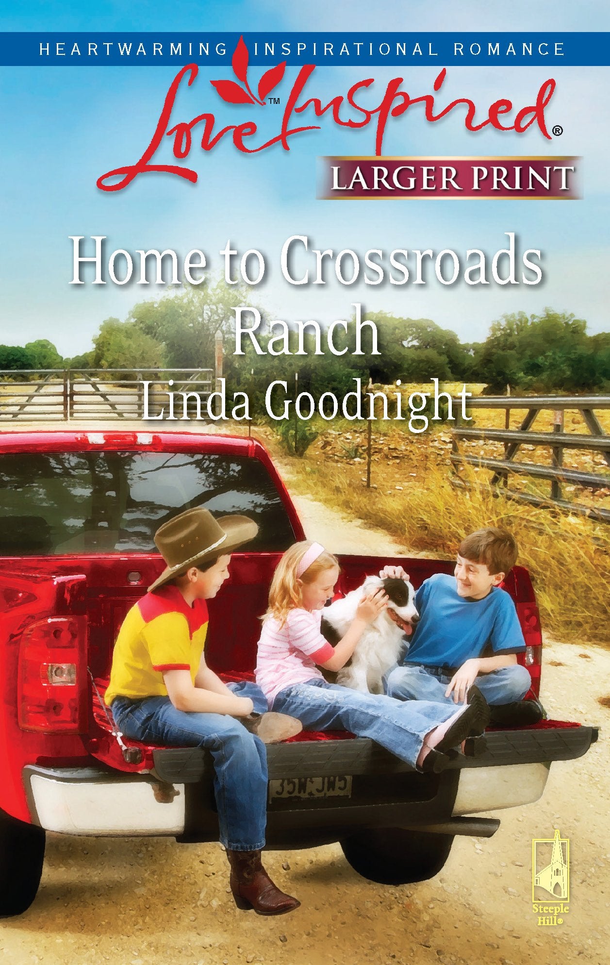Home to Crossroads Ranch (Larger Print Love Inspired #485),Used