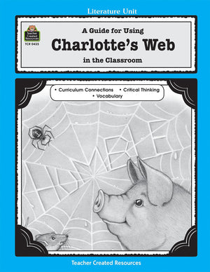 A Literature Unit for Charlotte's Web,Used