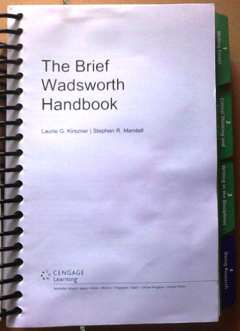 The Brief Wadsworth Handbook,Used
