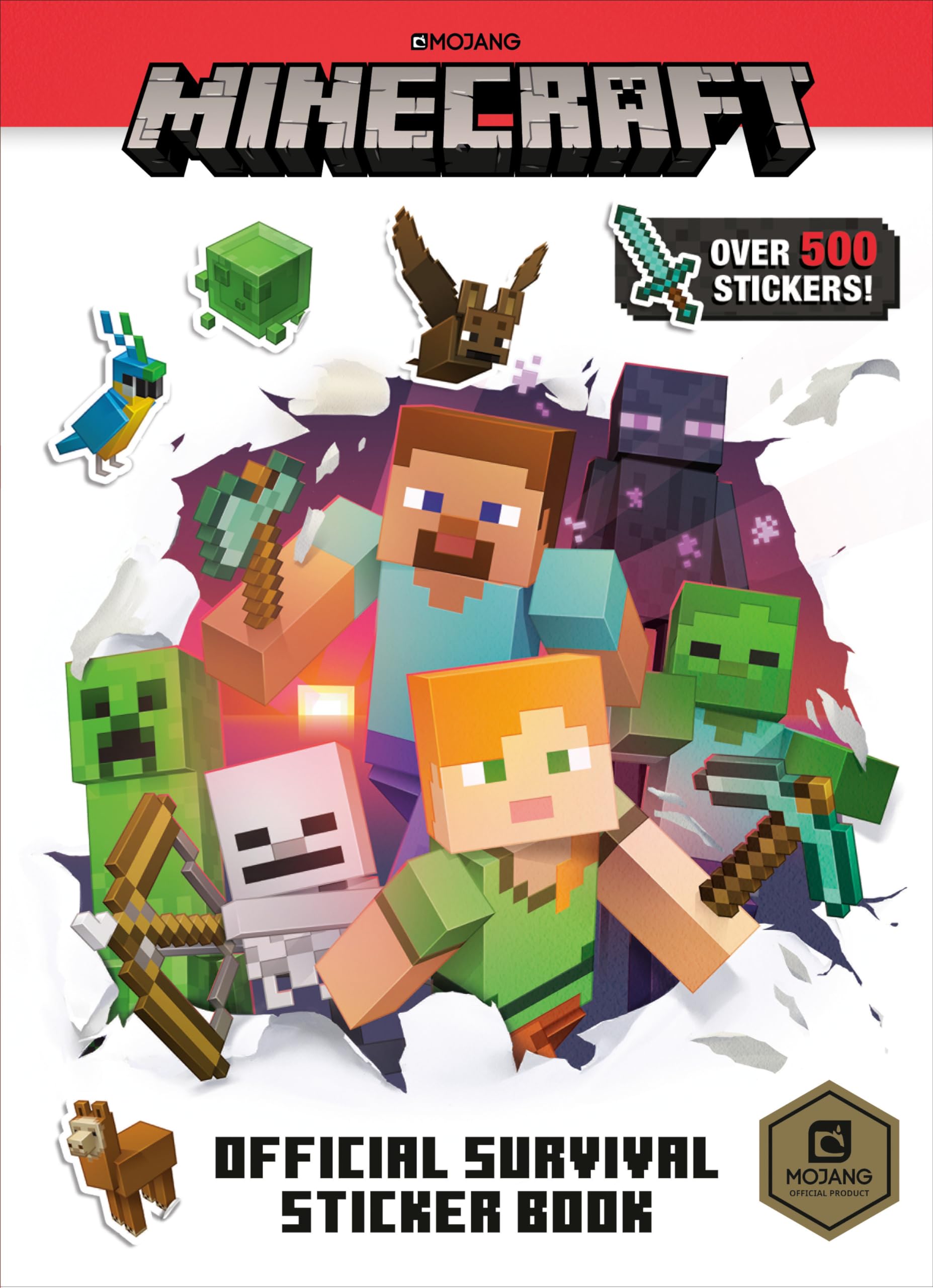 Minecraft Official Survival Sticker Book (Minecraft)-used