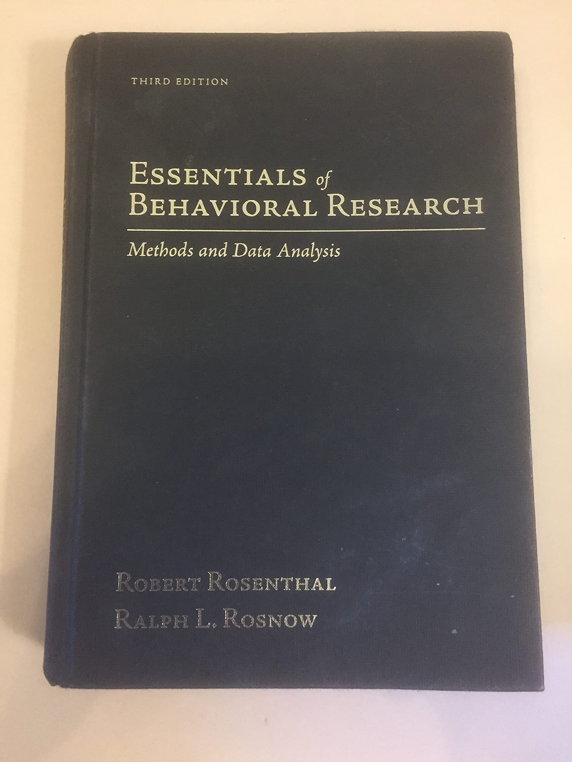 Essentials of Behavioral Research: Methods and Data Analysis,Used