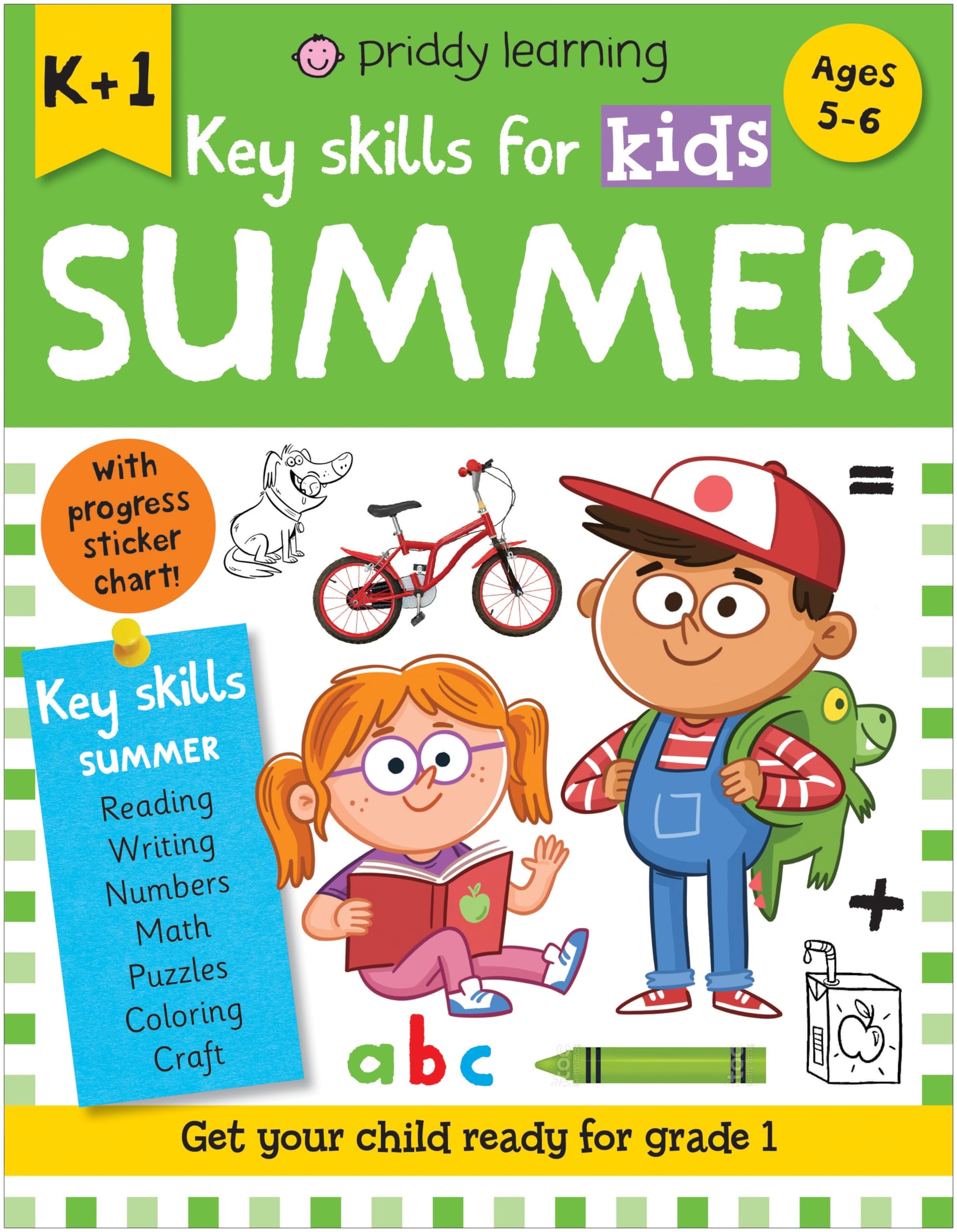 Key Skills for Kids: Summer KG1 (Priddy Learning),New