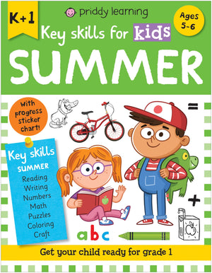 Key Skills for Kids: Summer KG1 (Priddy Learning),New