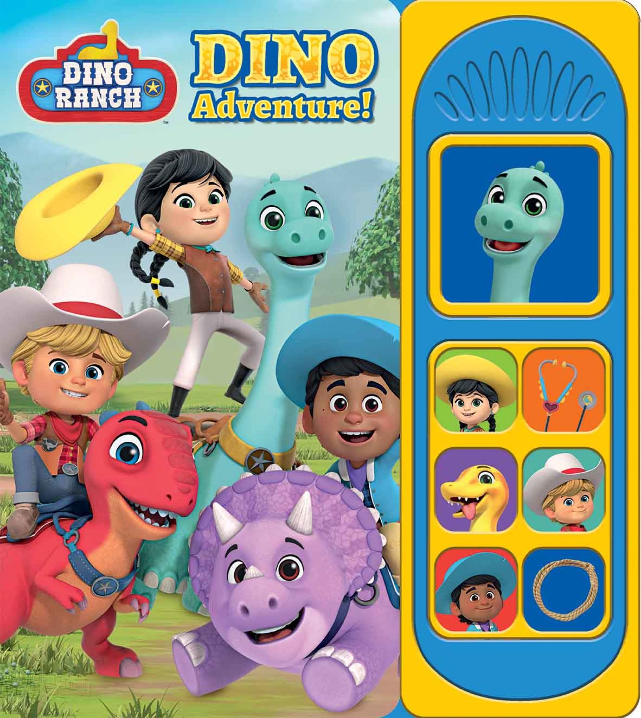 Dino Ranch  Dino Adventure! 7Button Sound Book  PI Kids