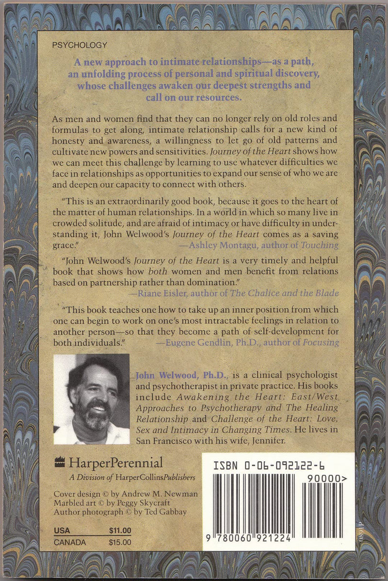 Journey of the Heart: Intimate Relationship and the Path of Love,Used