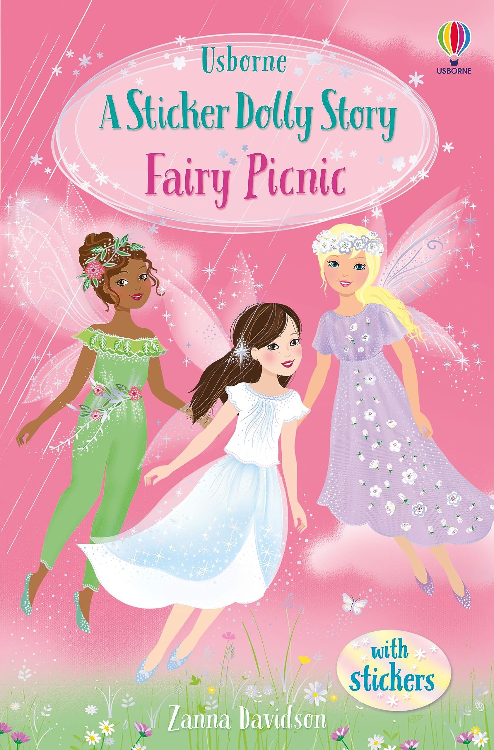 Fairy Picnic  Usborne Sticker Dollies,Used