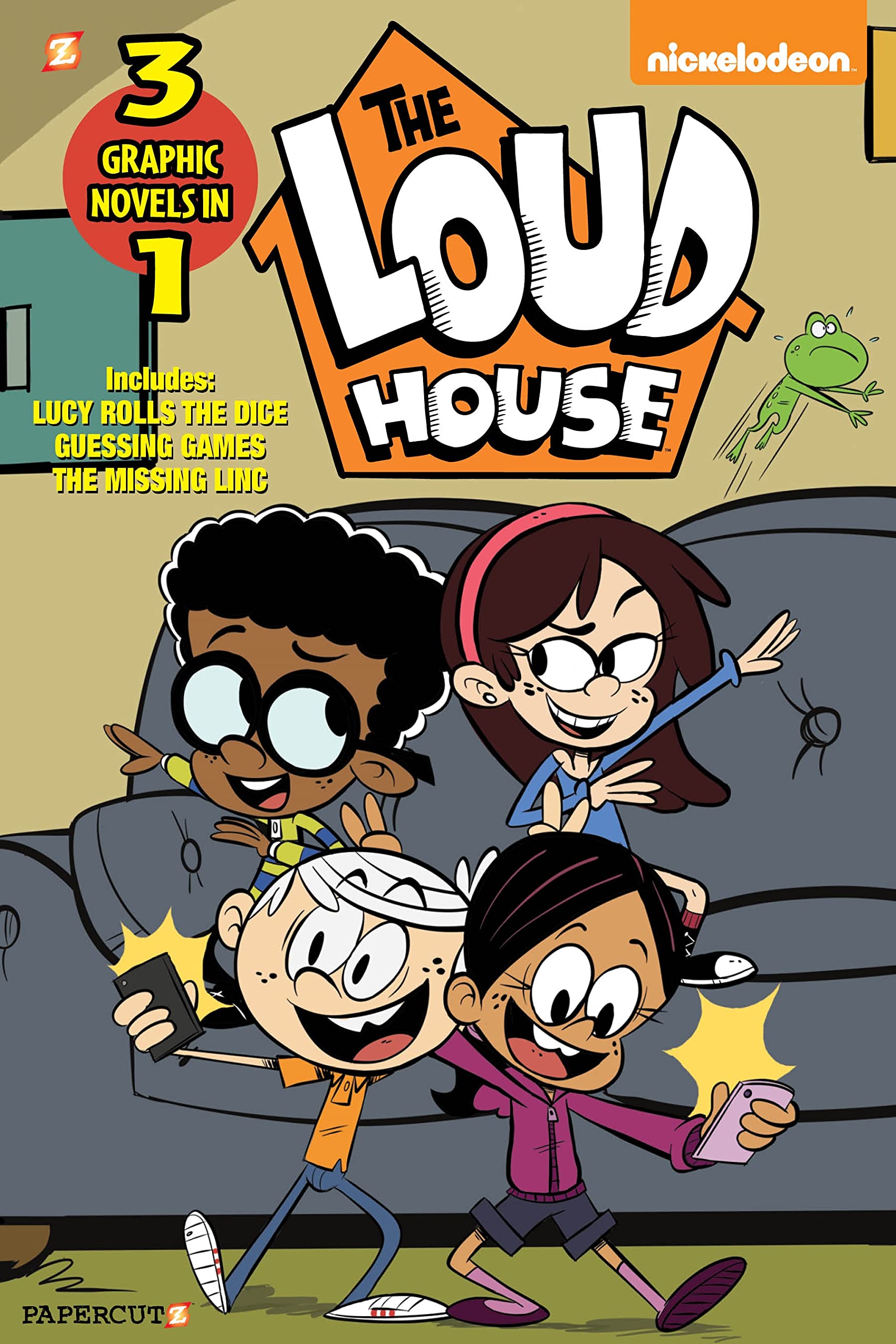 The Loud House 3In1 #5: Includes 'Lucy Rolls The Dice,' 'Guessing Games,' And 'The Missing Linc' (5),Used
