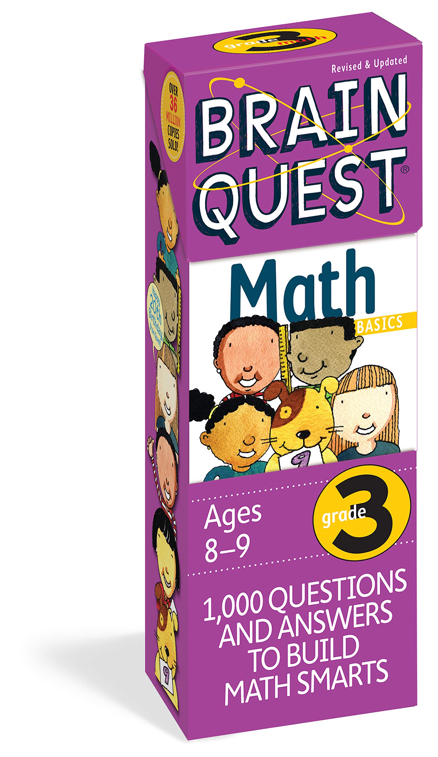 Brain Quest 3Rd Grade Math Q&A Cards: 1000 Questions And Answers To Challenge The Mind. Curriculumbased! Teacherapproved! (Bra