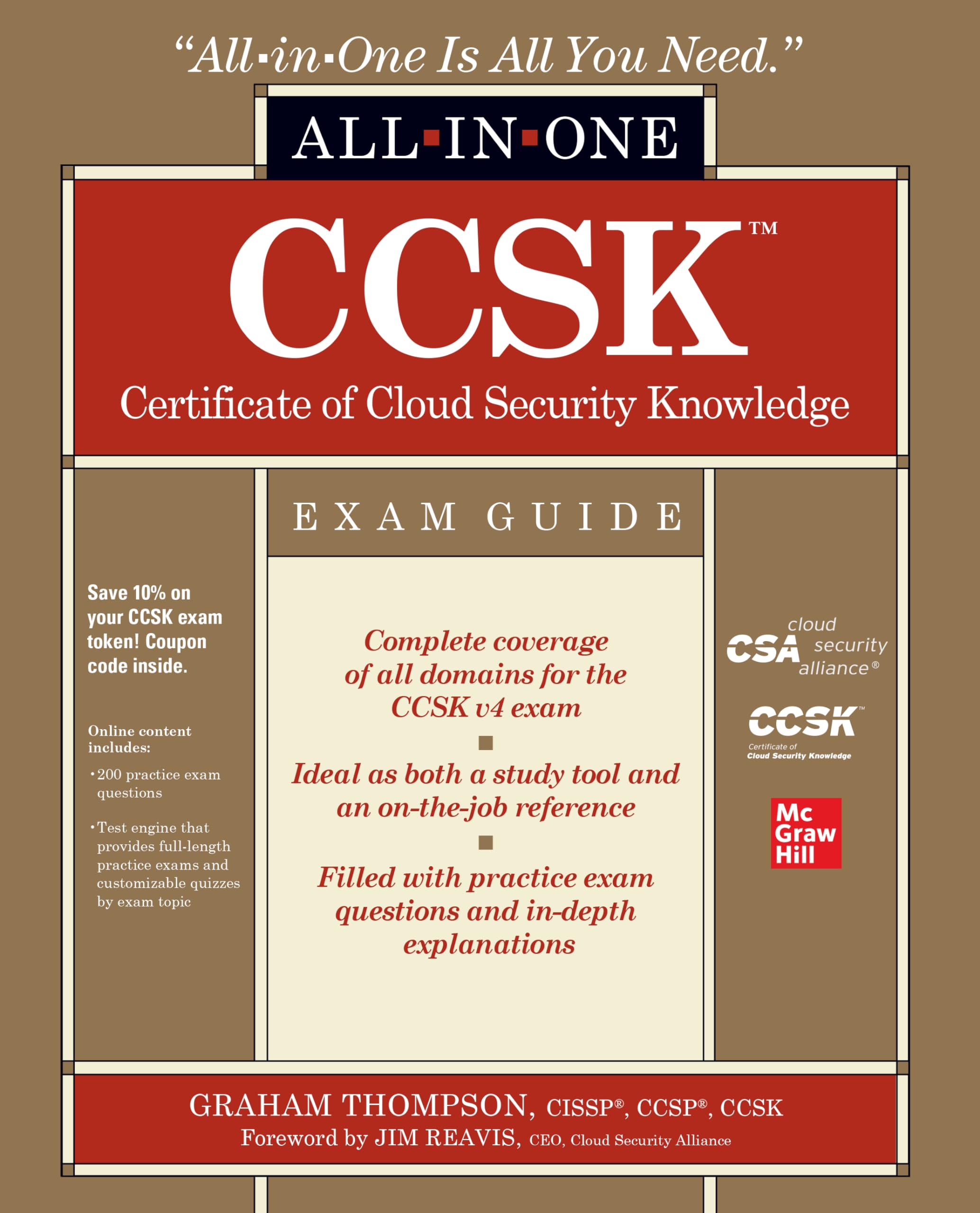 CCSK Certificate of Cloud Security Knowledge AllinOne Exam Guide,Used