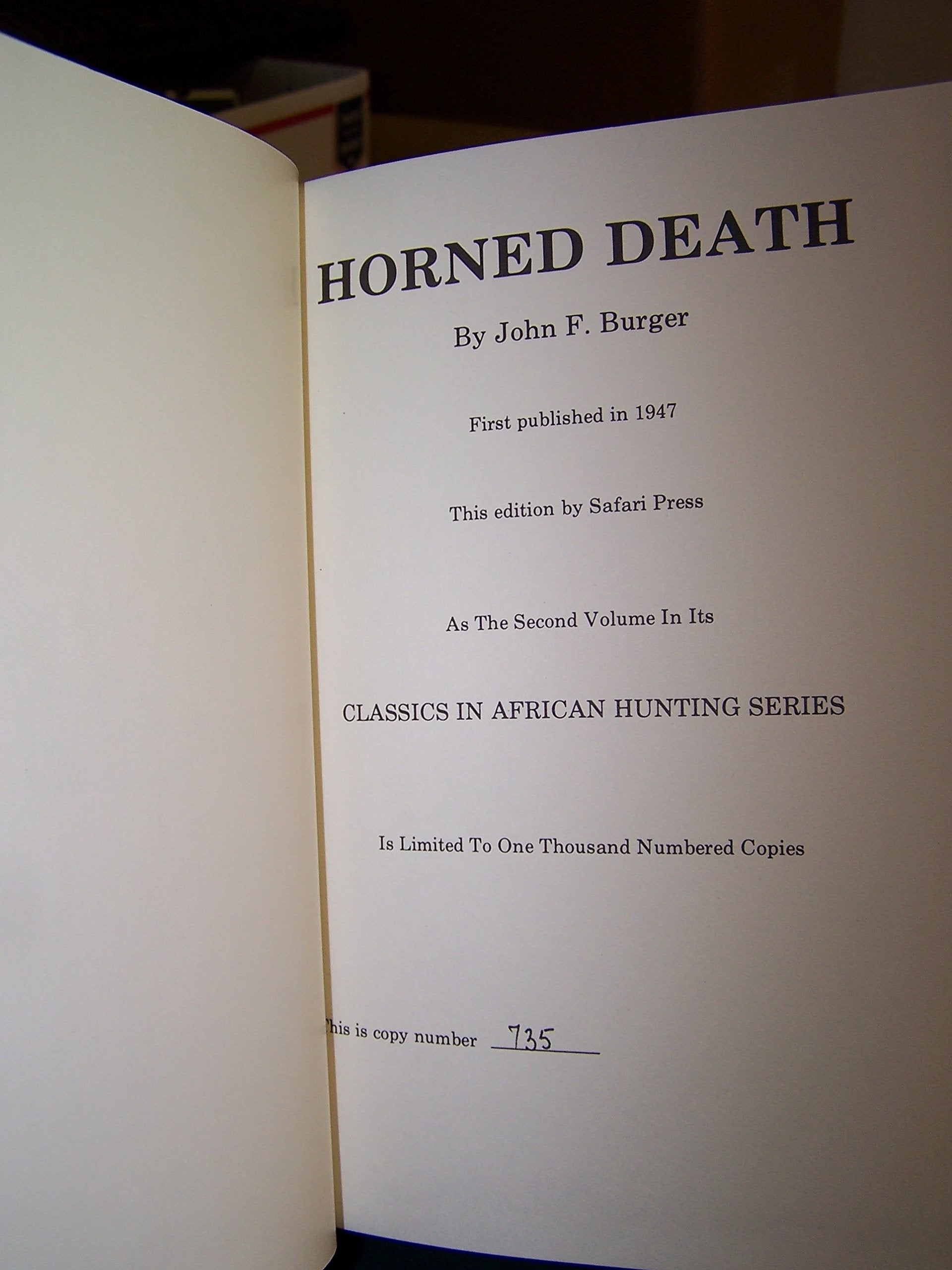 Horned Death,Used
