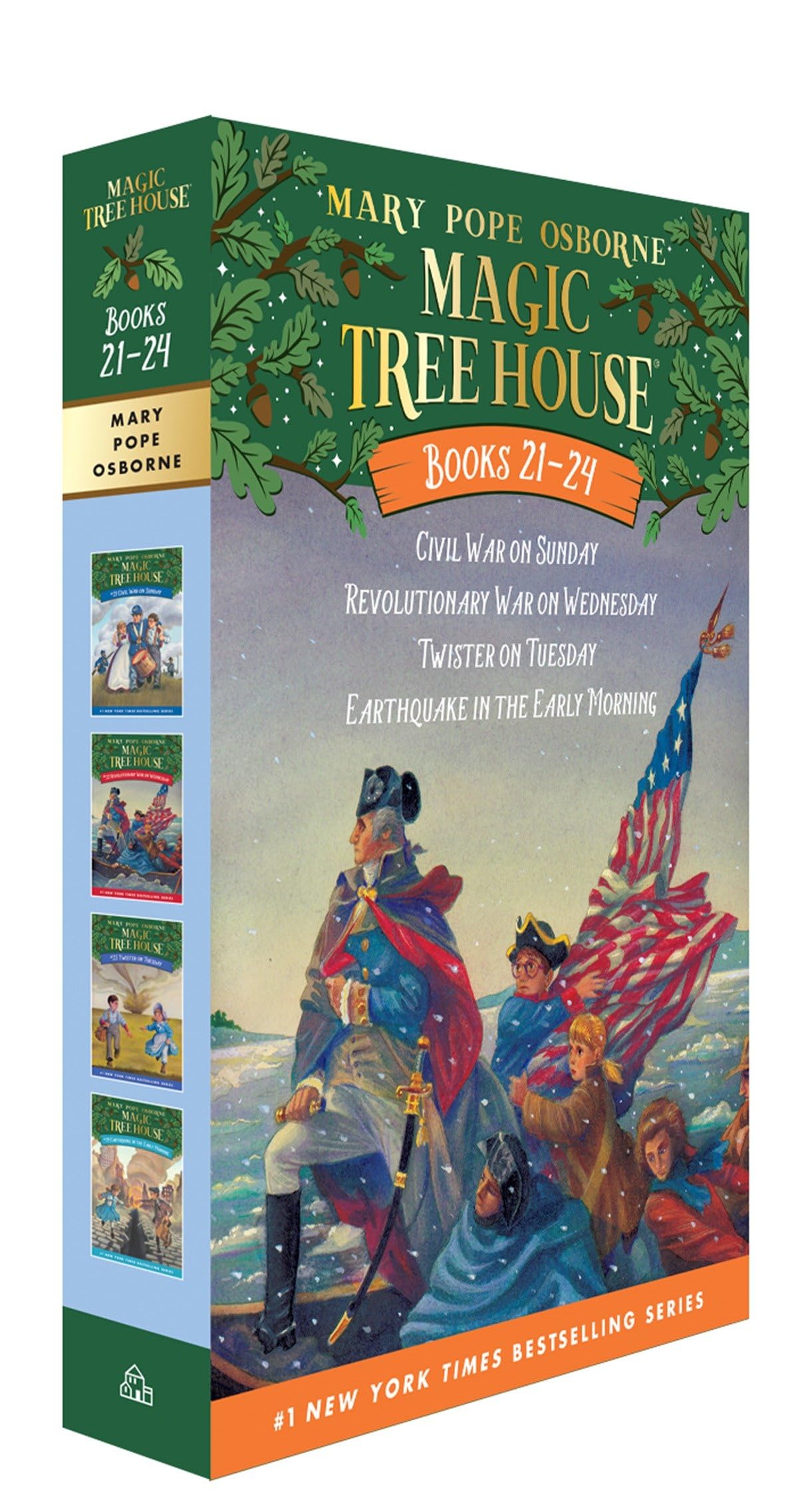 Magic Tree House Books 2124 Boxed Set: American History Quartet,Used