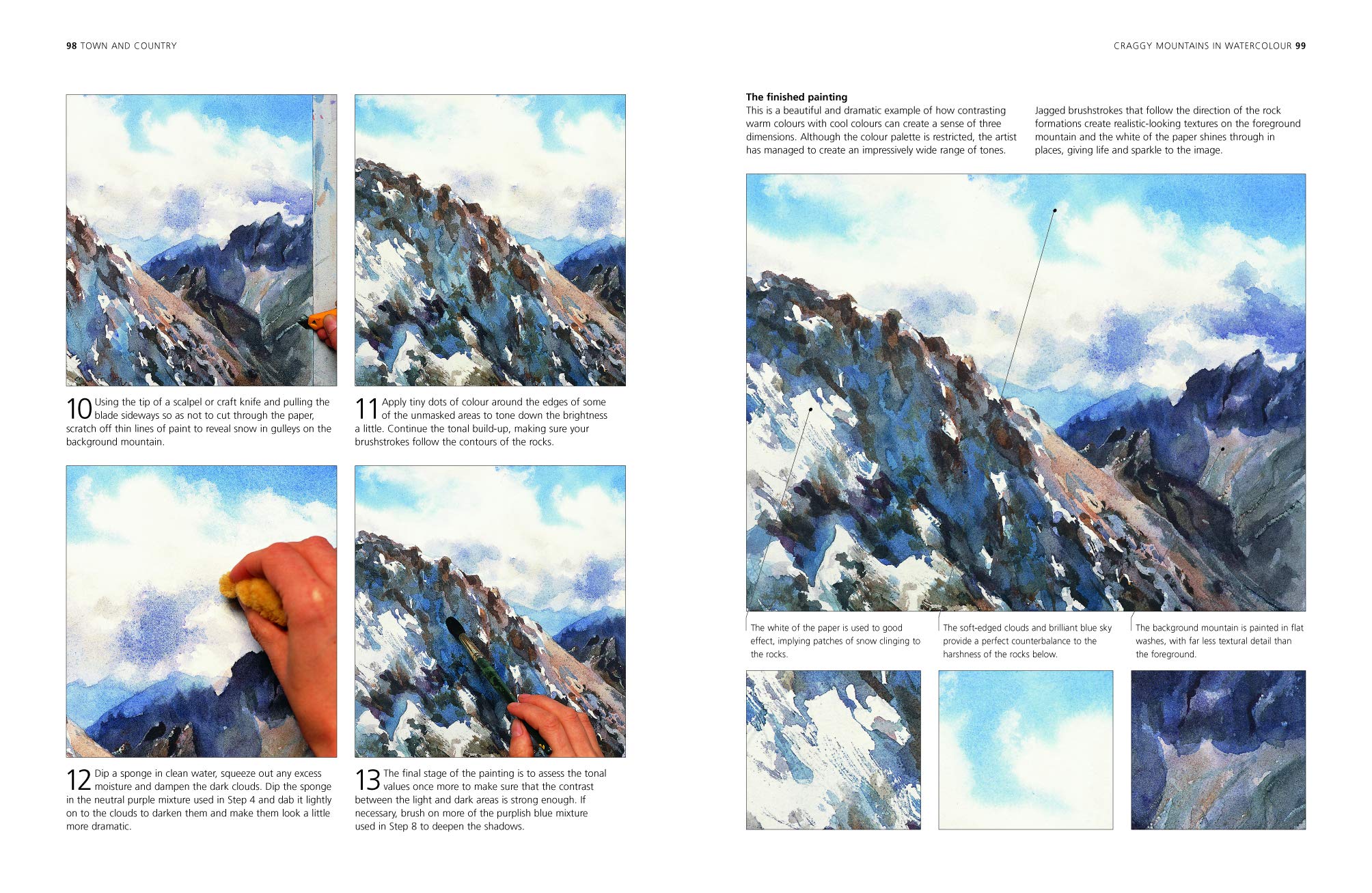 Mastering the Art of Landscapes: A StepByStep Course With 30 Drawing And Painting Projects And 800 Photographs,Used