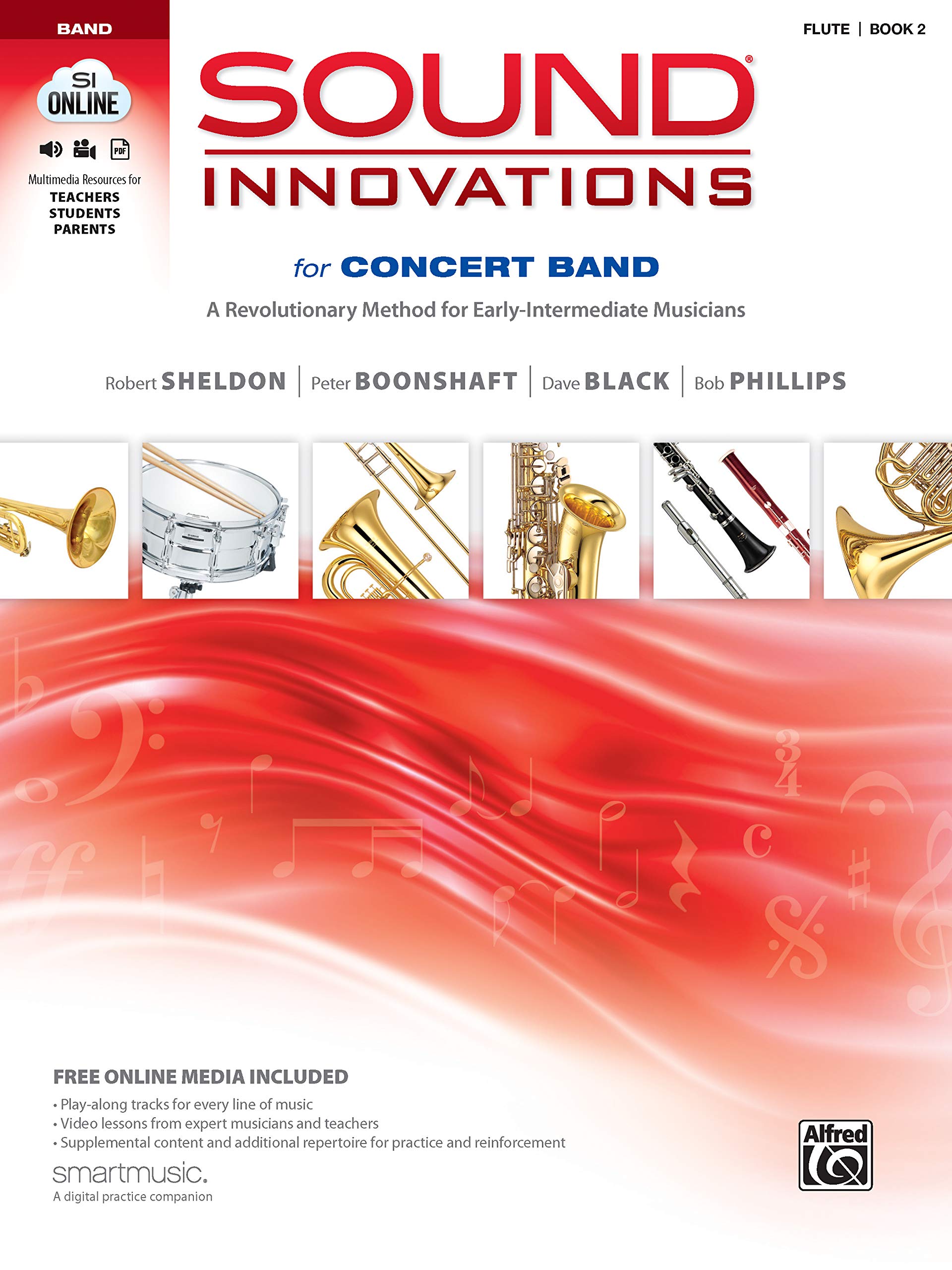 Sound Innovations for Concert Band, Bk 2: A Revolutionary Method for EarlyIntermediate Musicians (Flute), Book & Online Media,Used