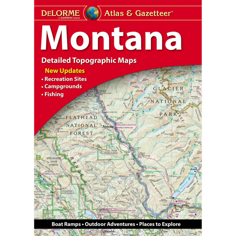 Montana Atlas & Gazetteer (Delorme Atlas & Gazetteer),Used