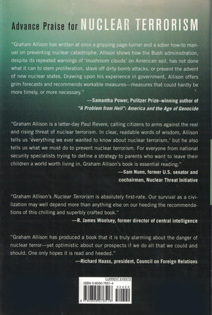 Nuclear Terrorism: The Ultimate Preventable Catastrophe,New