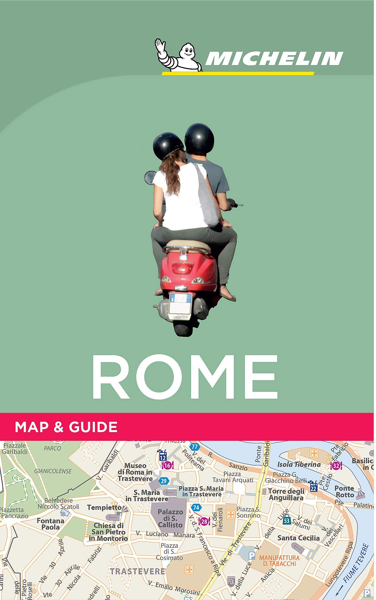 Michelin Rome Map & Guide: Travel Guide (Green Guide/Michelin),Used