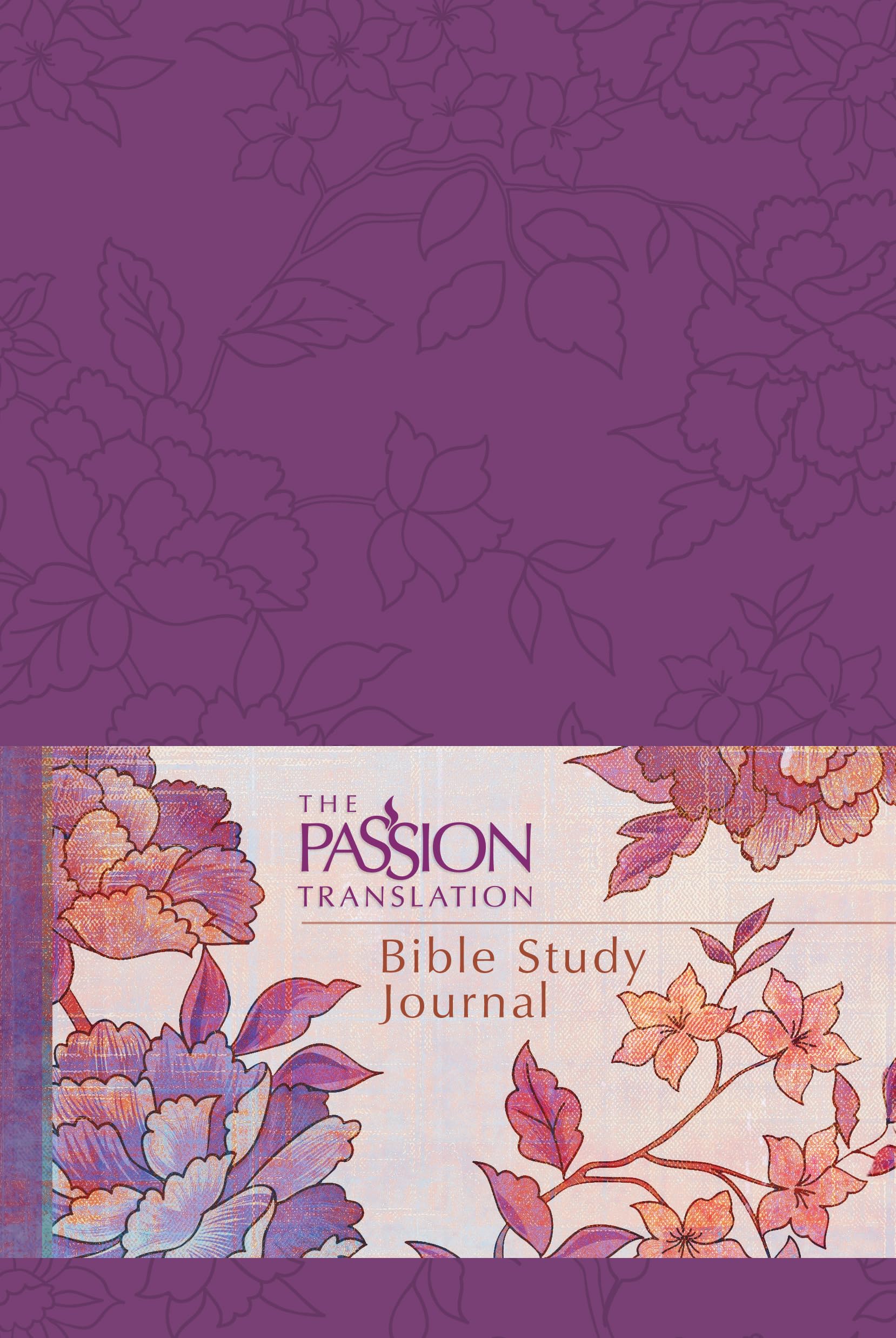 The Passion Translation Bible Study JournalPeony Design Faux Leather