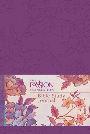 The Passion Translation Bible Study JournalPeony Design Faux Leather